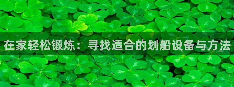 米兰体育官方正版app集团logo:在家轻松锻炼:寻找适合的